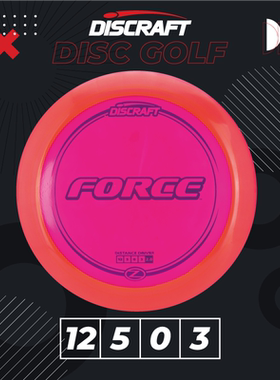 专业进口DISCRAFT户外成人比赛FORCE高尔夫飞盘PDGA认证亲子儿童