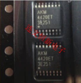 AK4420ET AKM4420ET  TSSOP-16 4位立体音DAC输出 进口现货可直拍