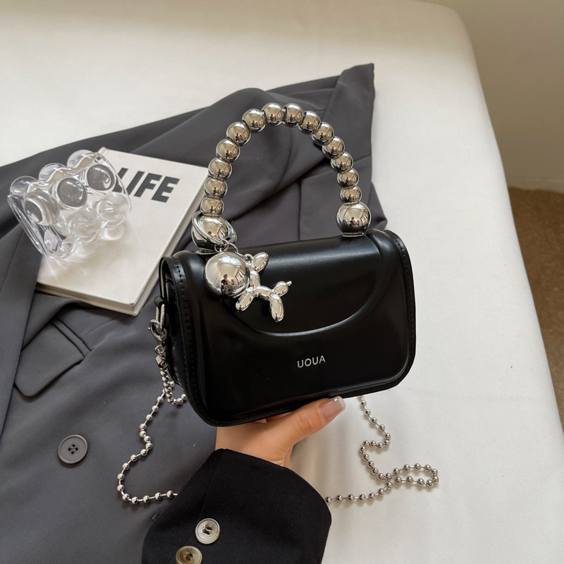 高级质感小包包女2024新款夏天百搭链条斜挎包时尚串珠手提小方包,箱包皮具/热销女包/男包,小方包,淘宝优惠券,粉丝福利购,淘宝优惠卷