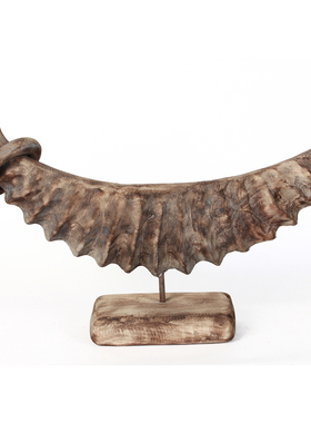 吉祥轻奢手工木质民宿艺术风摆件