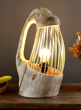 浪漫温馨木质工艺灯民宿酒店创意灯餐厅网吧酒吧咖啡厅灯具装饰品