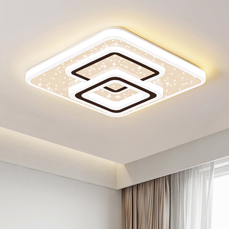 主卧室灯2026新款LED吸顶灯现代简约全光谱护眼儿童房间中山灯具