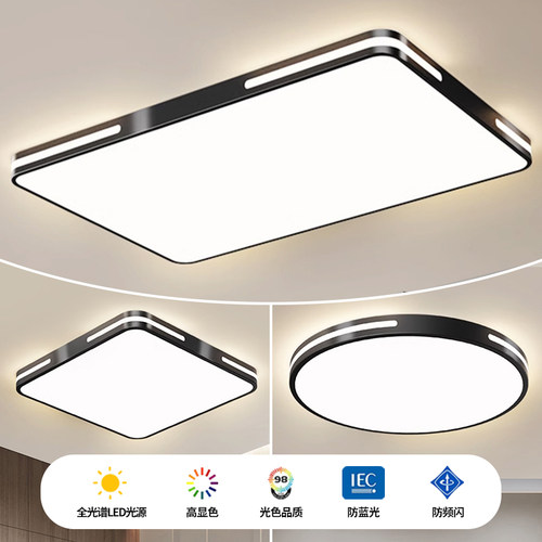 led简约现代客厅吸顶灯