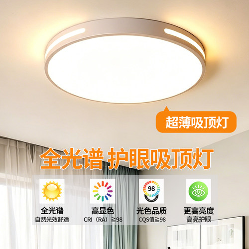 主卧室吸顶灯客厅房间吊灯具大全2026新款现代简约大气广东中山