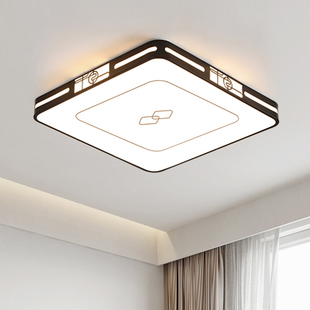 led超亮客厅吸顶灯全光谱护眼主卧室吊灯具现代简约大气中山古镇