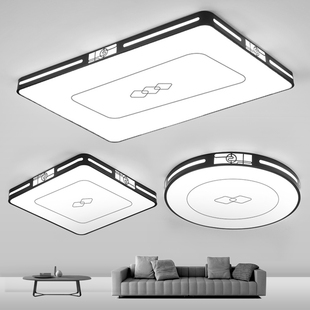 客厅大灯主卧室餐厅吊灯具大全饭厅现代简约大气广东中山吸顶灯饰