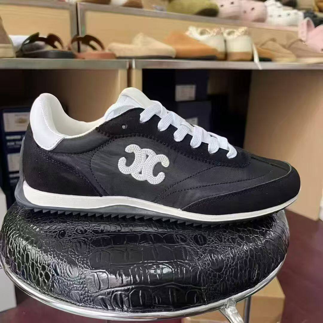 春夏新款真皮女系带拼色休闲运动鞋舒适百搭刺绣德训鞋厚底女单鞋