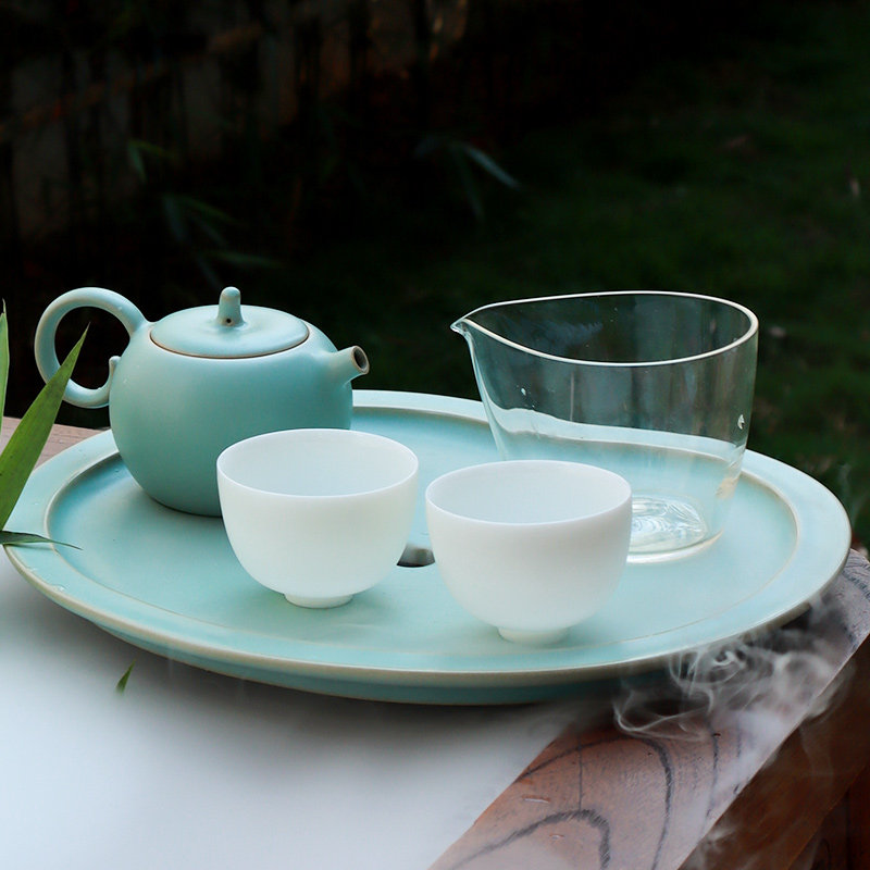 万仟堂功夫茶具套装家用女士精致茶具一人茶具套装轻奢高档平安