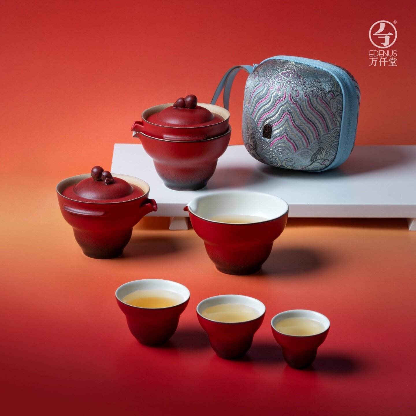万仟堂户外便携式旅行茶具易泡壶
