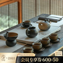 家用送礼中式 万仟堂陶瓷功夫茶具套装 轻奢高档茶具礼盒万事胜意