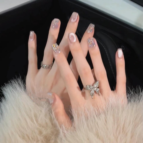 富家千金猫眼闪钻显白手工