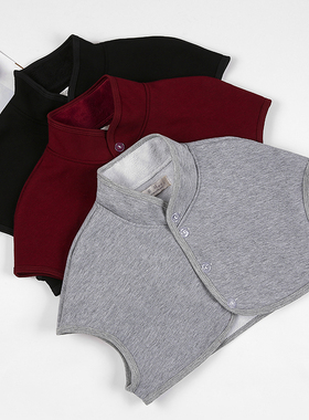 春夏加绒马甲男女睡觉保暖护肩中老年空调房防寒护颈椎家居服坎肩