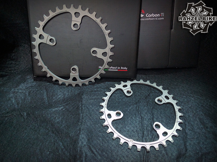 Carbon ti  Grade 5钛合金 正负齿盘片 76BCD 超轻超硬10 11 12速