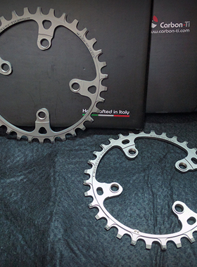 Carbon ti  Grade 5钛合金 正负齿盘片 76BCD 超轻超硬10 11 12速