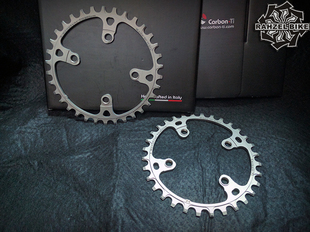 Carbon ti  Grade 5钛合金 正负齿盘片 76BCD 超轻超硬10 11 12速