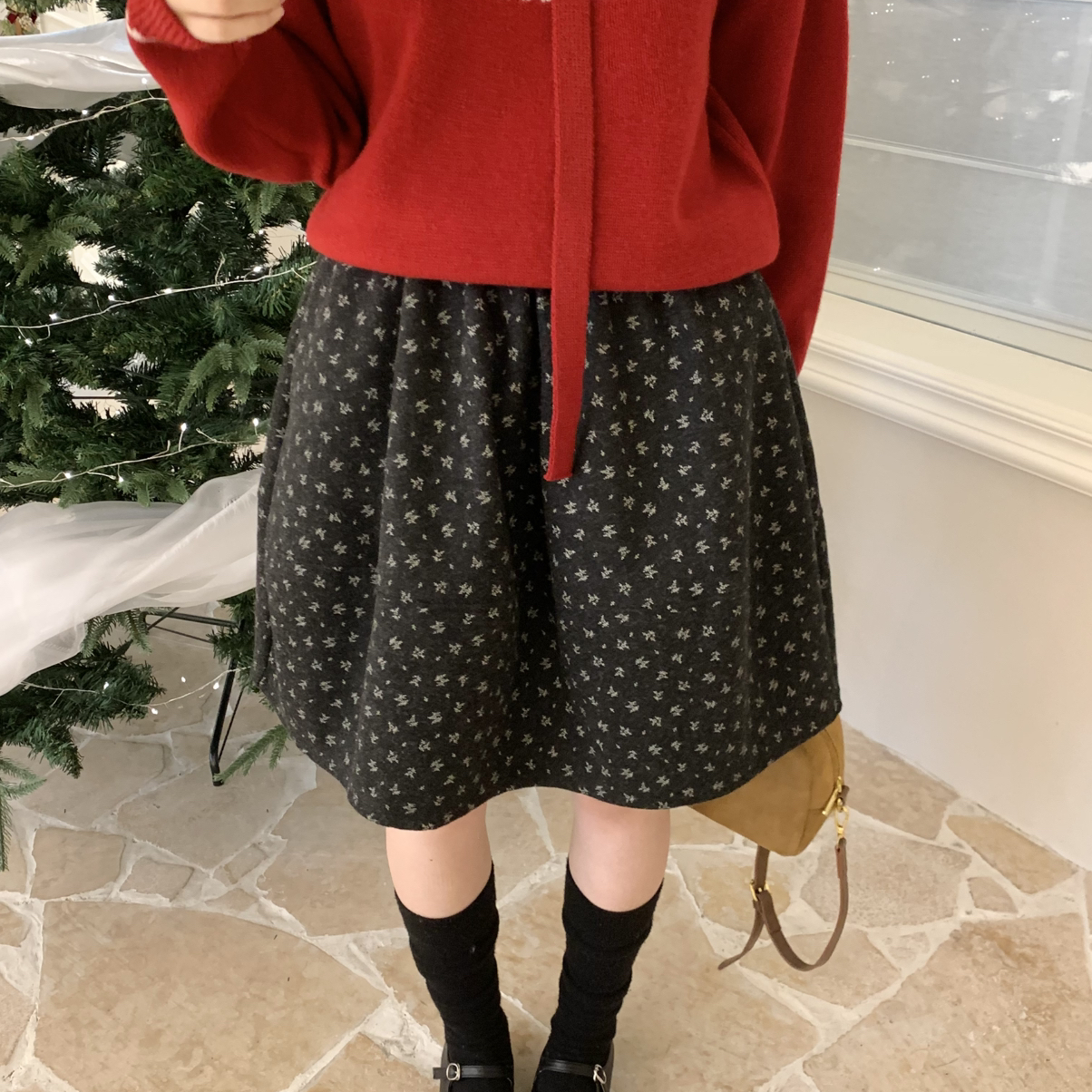 SHEEP.-升级版本大客指定绝绝子韩系花苞中裙半身裙