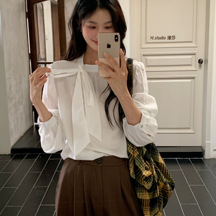 百搭减龄甜美韩女侧绑百搭减龄甜美韩女侧绑上衣小衫 MSTUDIO漫莎