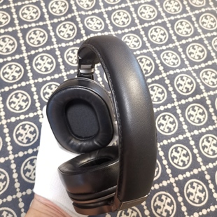 铁三角sr9bt sr7bt不拆机头梁皮更换羊皮牛皮材质小羊皮耳罩更换