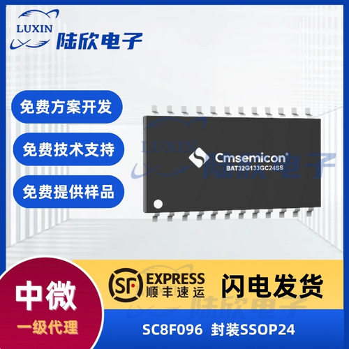 中微SC8F096封装ssop24芯片8位RI