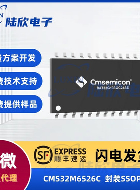中微CMS32M6526C芯片封装ssop24低压水泵专用单片机mcu方案开发设