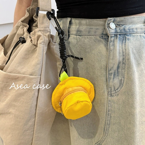 迷你渔夫帽苹果airpods耳机包