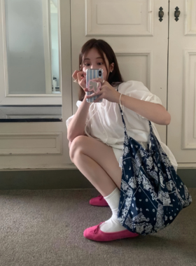 现货【1001】韩系单肩帆布包女豹纹斜挎包袋松弛慵懒风通勤手提包