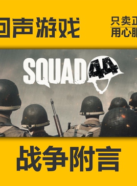 Steam 正版 国区 战争附言 Squad 44 激活码cdkey 现货入库