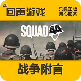 Steam 正版 国区 战争附言 Squad 44 激活码cdkey 现货入库