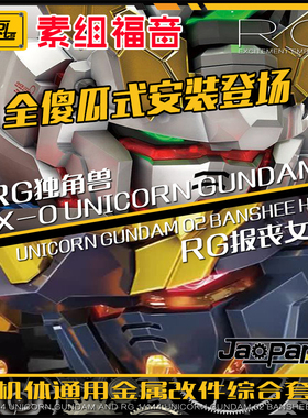 JAOPARTS 全傻瓜式安装 RG独角兽 RG报丧女妖 双通用金属改件套装
