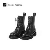 戚薇同款 CHULISHANA 倔强 小众设计款 厚底马丁靴女