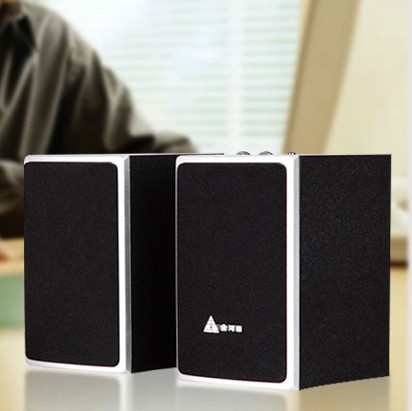 Golden Field/金河田 m2215 木质2.0音箱 笔记本音响台式电脑音箱