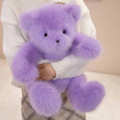长毛泰迪小熊战士bear毛绒玩偶软抱枕公仔玩具布娃娃生日礼物