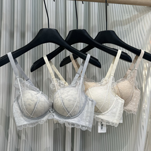 米娅林K27法式 性感小胸内衣无钢圈小胸聚拢收副乳舒适莫代尔文胸