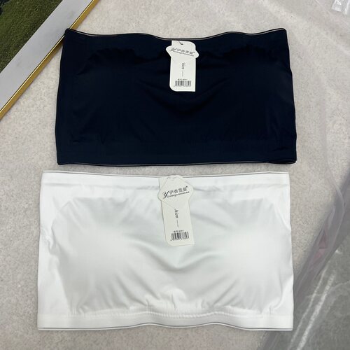 壹加壹8841夏季防走光一片式少女抹胸内衣裹胸无肩带性感打底背心