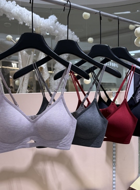 美月馨3329马卡龙色双肩细带内衣女收副乳防下垂固定杯美背文胸罩