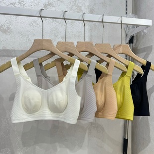 5543薄款 大胸显小胸光面软支撑防下垂文胸罩 无痕兔耳朵内衣女大码
