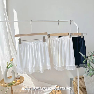 酷私密22803无痕防走光蕾丝花边装点安全裤舒适透气宽松打底裤潮