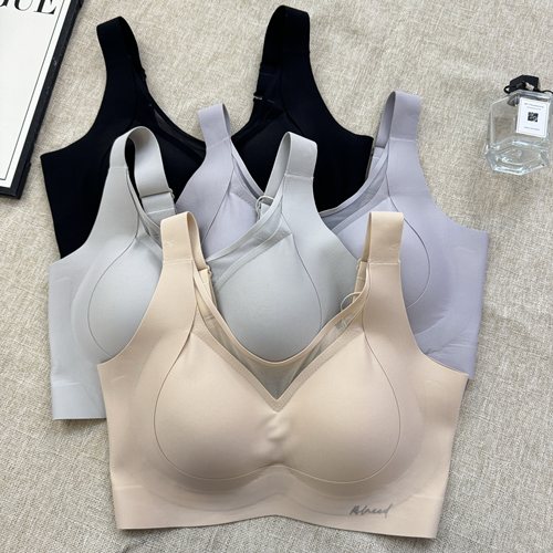 正品无忧良品268文胸CD杯大胸显小薄款无痕运动侧收上托女士内衣