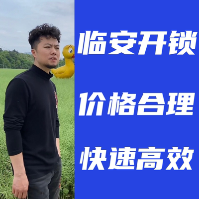 【临安开锁】换锁芯修锁 大门锁防盗门锁卧室内 门锁指纹锁安装