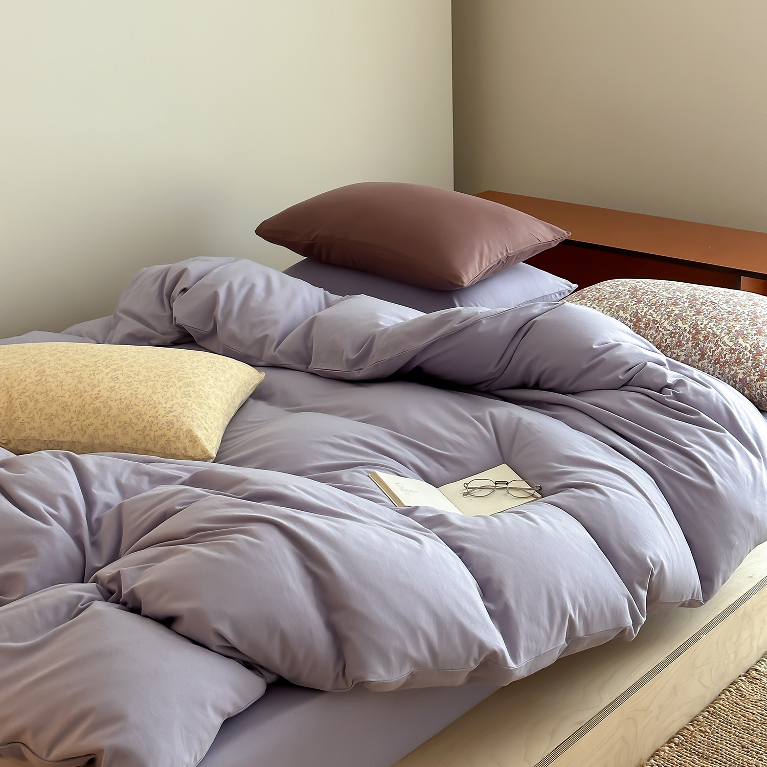 顺丰包邮A类全棉天竺棉四件套