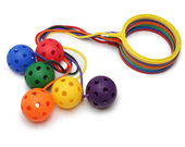 儿童脚跳球幼儿园感统脚环跳跳球户外运动玩具甩球训练亲子器械