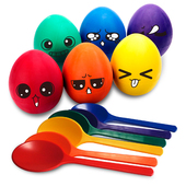 卡乐咪儿童表情平衡蛋 幼儿园户外感统训练器材新货 幼儿平衡托蛋