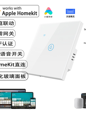 HomeKit开关大功率siri语音WiFi远程定时20A 40A热水器冷气机苹果