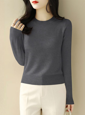 azet女装冬季韩系感半高领针织衫长袖百搭显瘦毛衣加厚款上衣