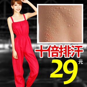 暴汗服运动健身裤不透气桑拿服跑步发汗服出汗爆汗裤女降体排汗服