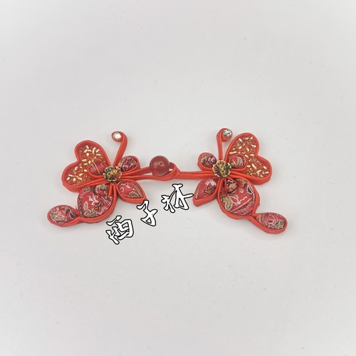 西子林旗袍盘扣【宋锦八达晕】宋锦盘扣手工盘扣一对价可改色
