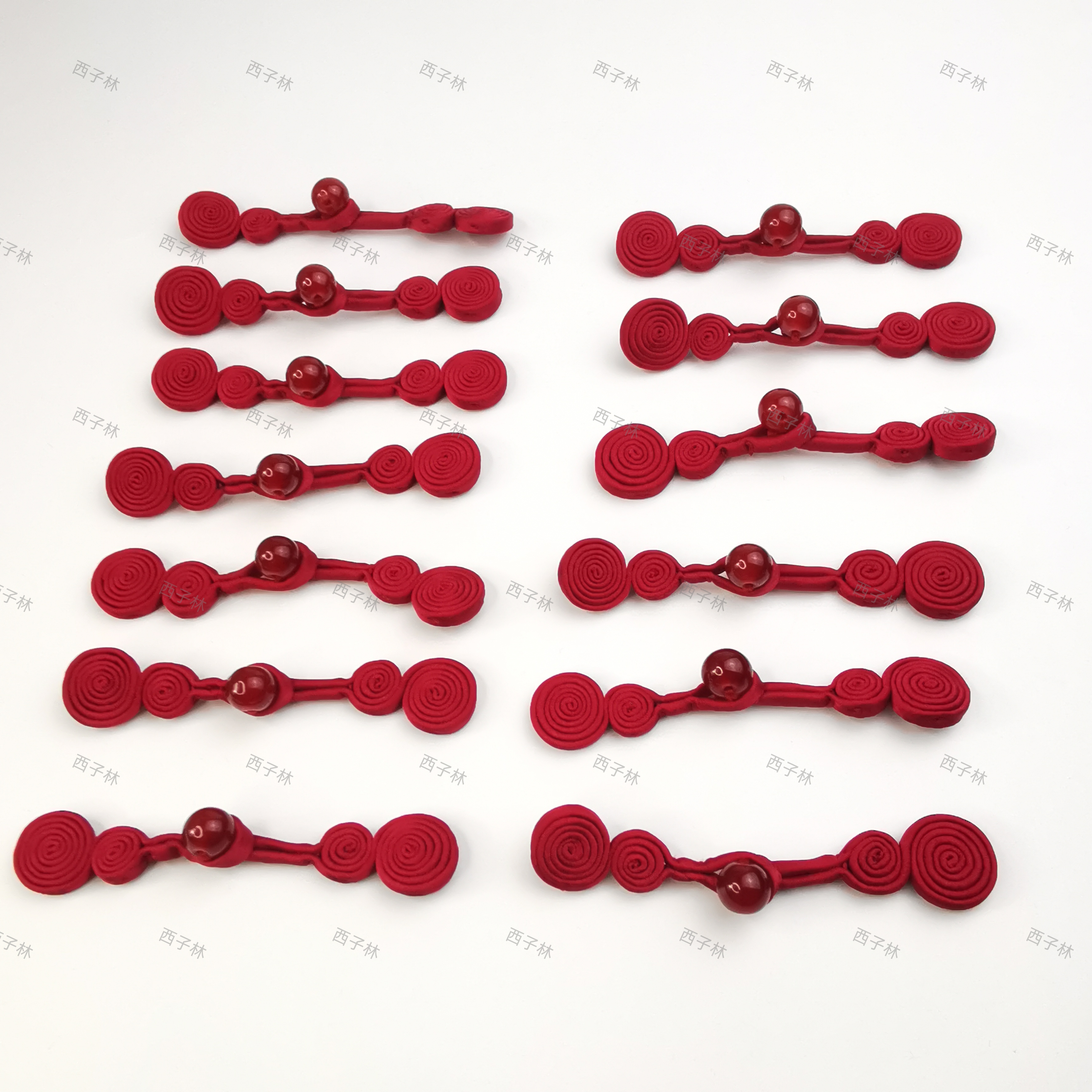 西子林旗袍盘扣【葫芦扣】真丝盘扣宋锦盘扣定制手工盘扣一对价