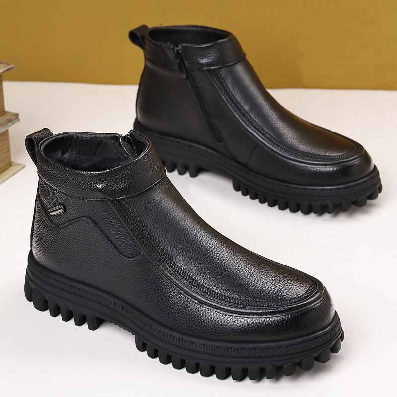 东北棉鞋冬季加绒保暖羊毛高帮鞋