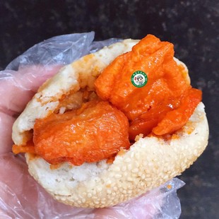 4件包邮北仔福建福州特产传统糕点光饼夹 福清小吃光饼豆腐泡卤肉