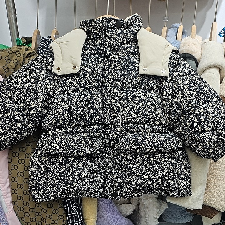 血亏 T品牌童装冬款儿童韩版羽绒服小童女童90白鸭绒羽绒外套